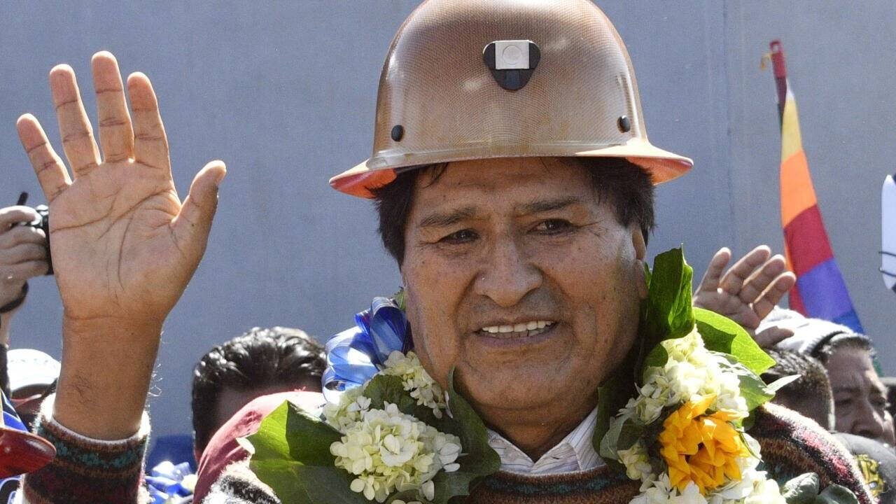 L'ancien président bolivien Evo Morales Ayma lors d'un rassemblement avec ses partisans à El Alto, Bolivie, le 26 juillet 2024.