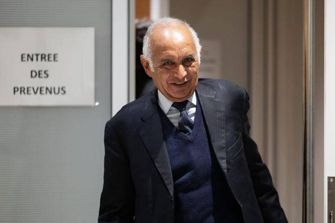 Le banquier Wahib Nacer, au tribunal de Paris, le 20 janvier 2025.