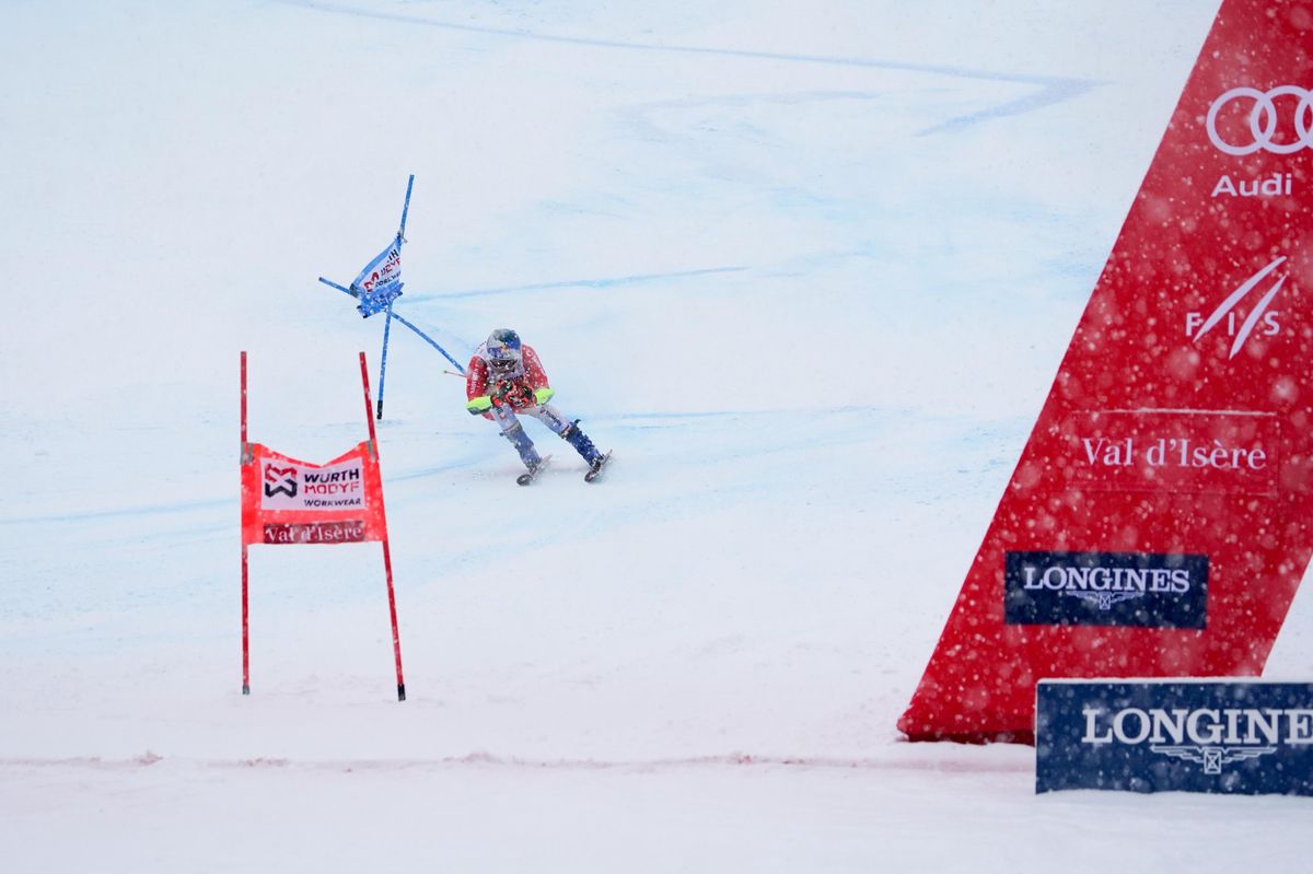 Marco Odermatt du Team Suisse pendant le Audi FIS Alpine Ski Weltcup à Val d’Isère, France.