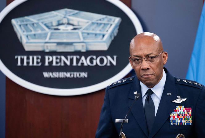 Le chef d’état-major américain, Charles Brown, lors d’une conférence de presse au Pentagone à Washington, le 25 juillet 2024.