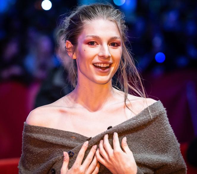 L’actrice américaine Hunter Schafer, à la 74ᵉ édition de la Berlinale, le 16 février 2024.