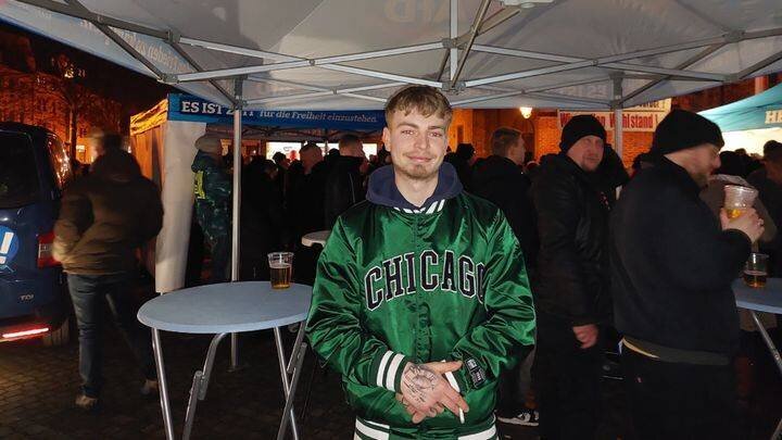 Jean-Paul au meeting de Cottbus, février 2025.