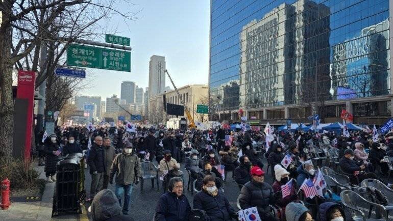Partisans du président déchu à Séoul