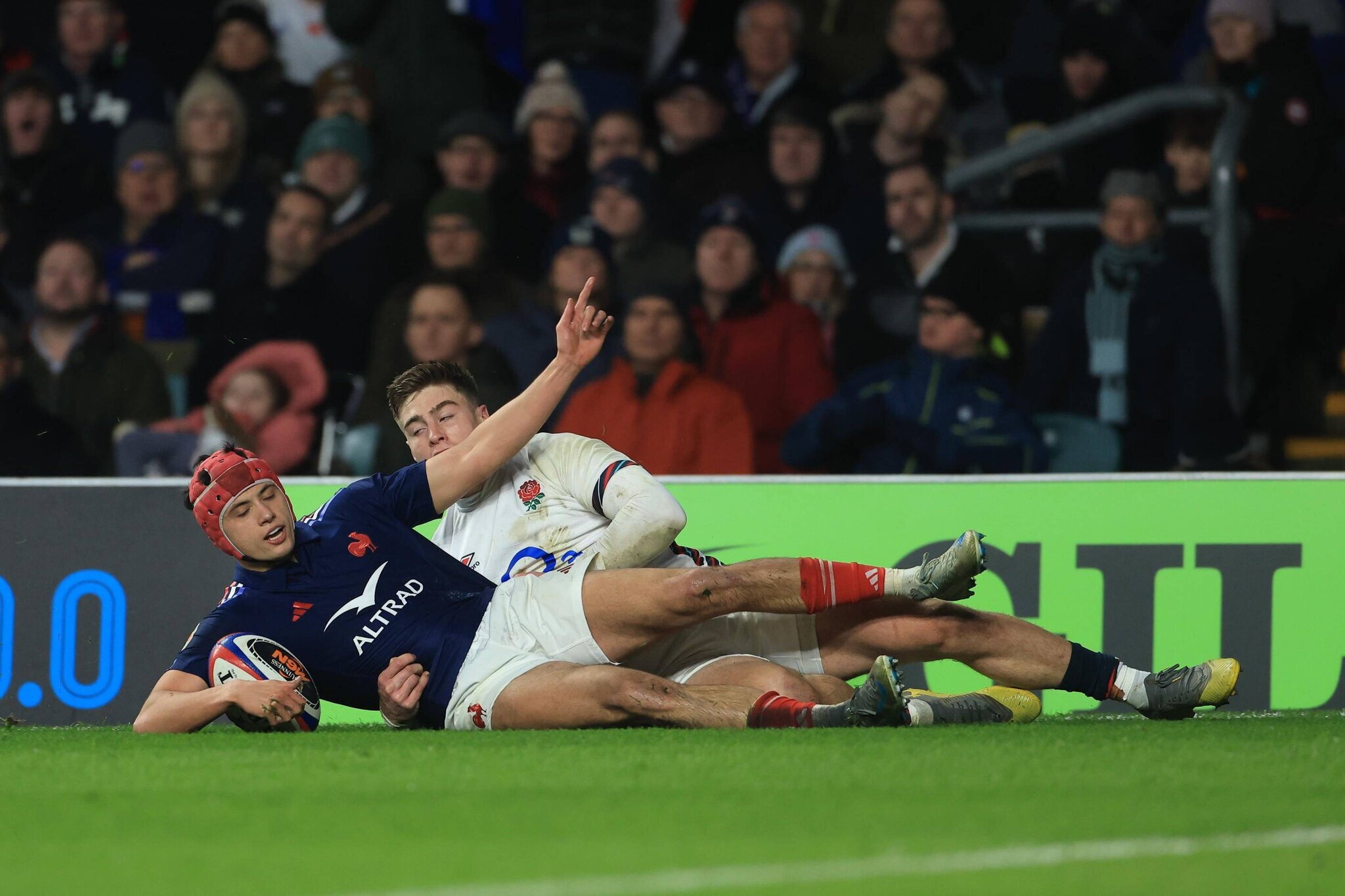 Louis Bielle-Biarrey en action.