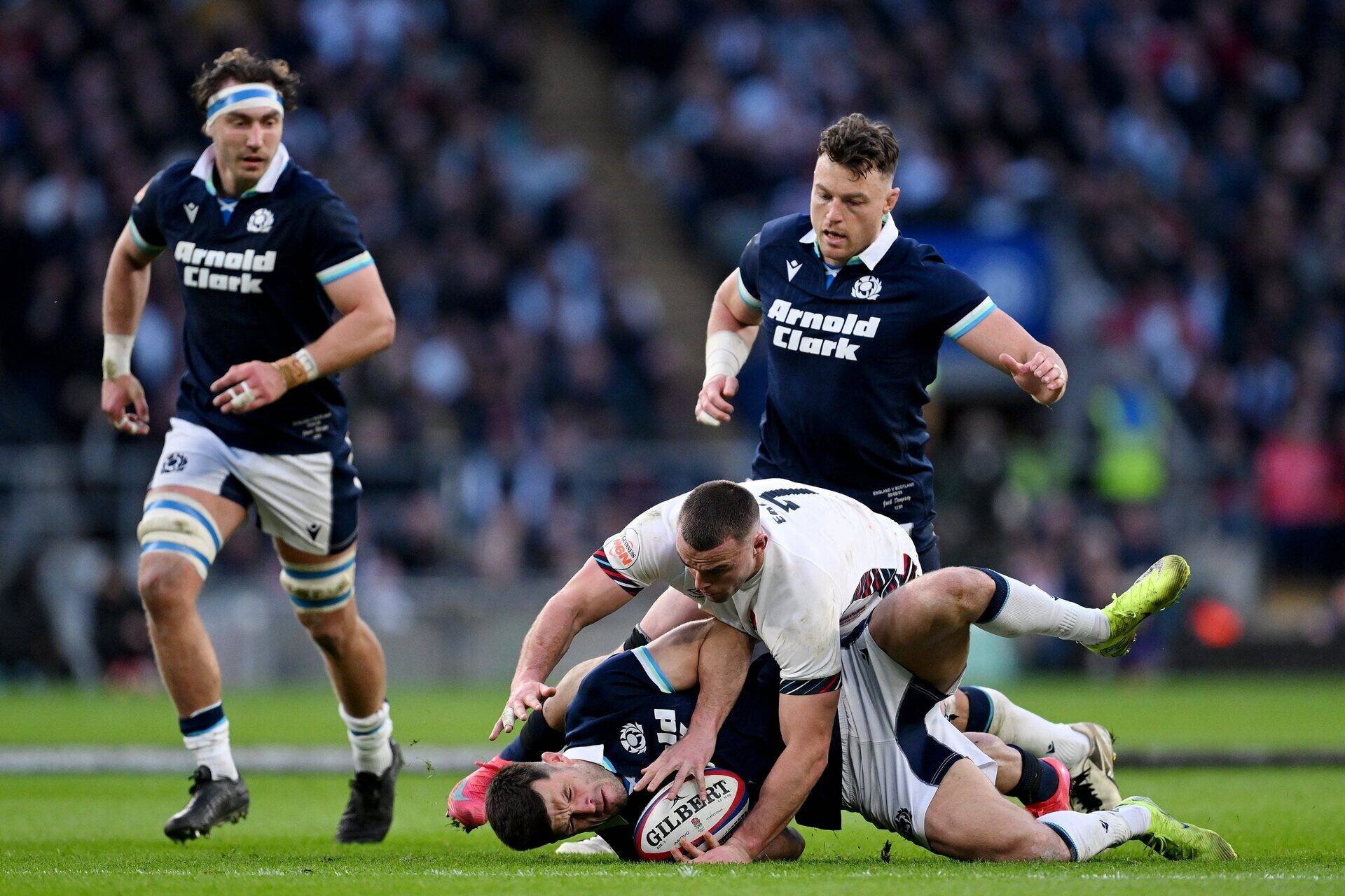 Ben Earl et le reste de l'équipe d'Angleterre ont eu du succès lors des phases de ruck