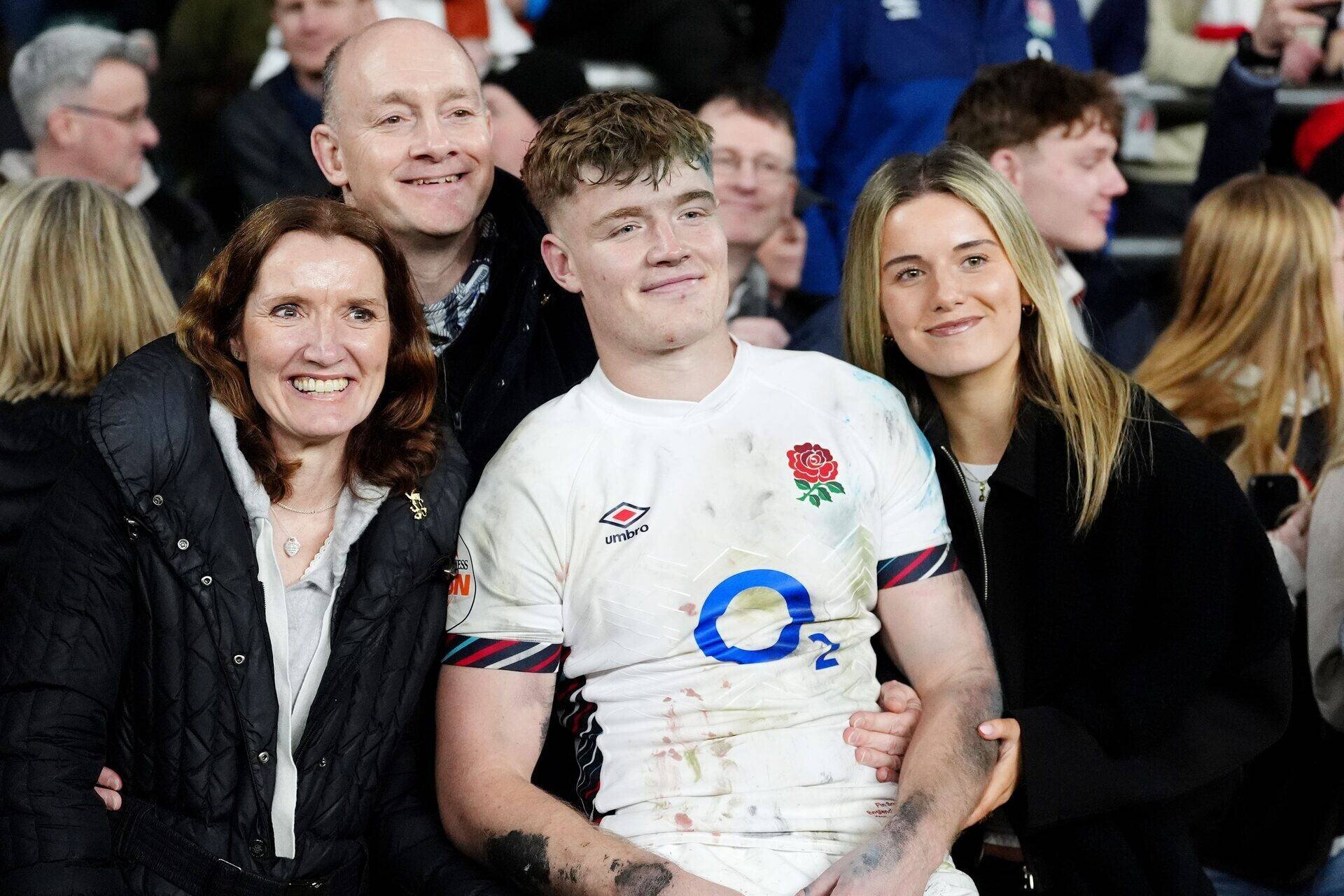 Antoine Dupont lors du match contre l'Italie