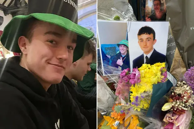 Hommages floraux et photos à la mémoire de Harry Calam