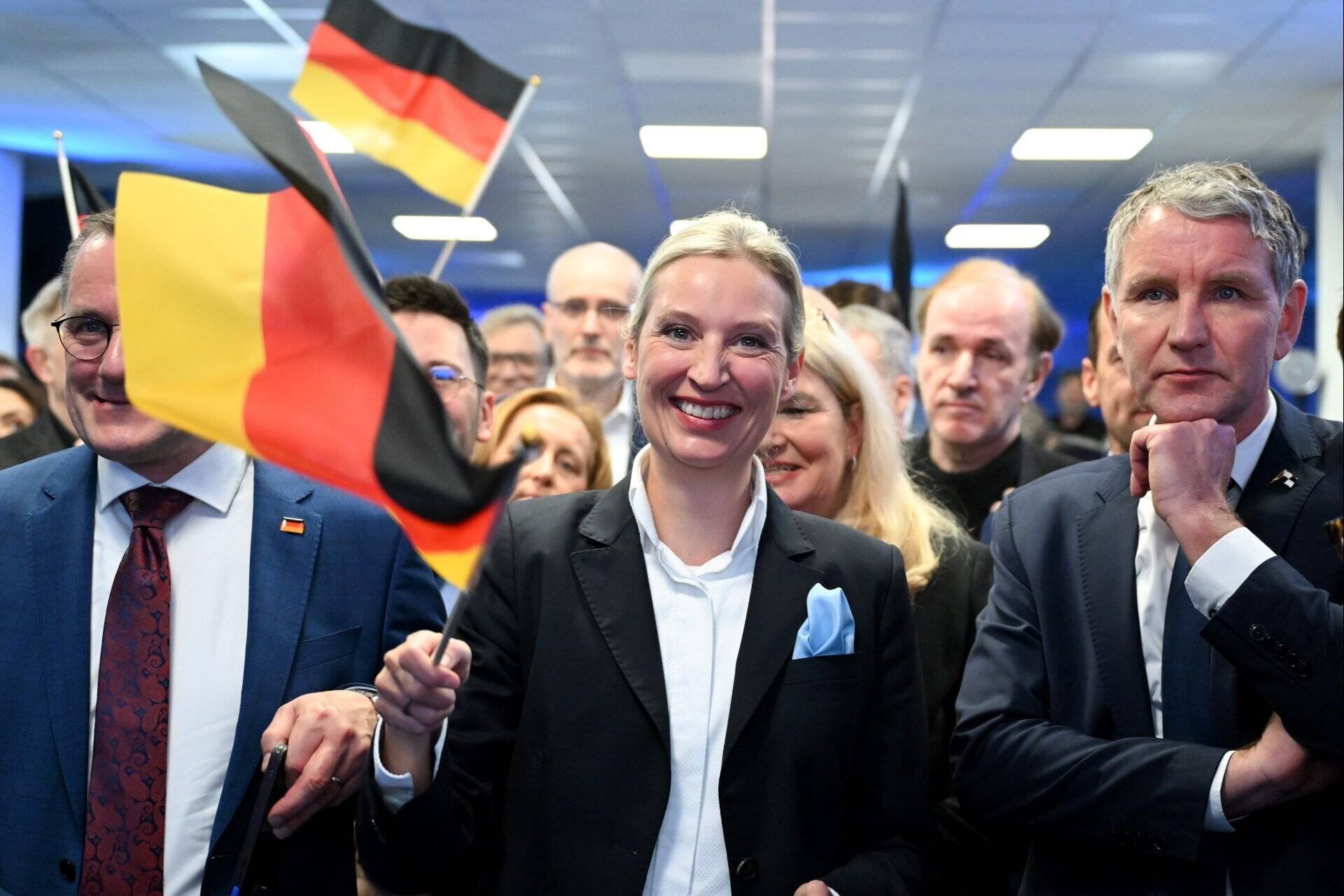 Weidel und Höcke bei der AfD-Wahlparty