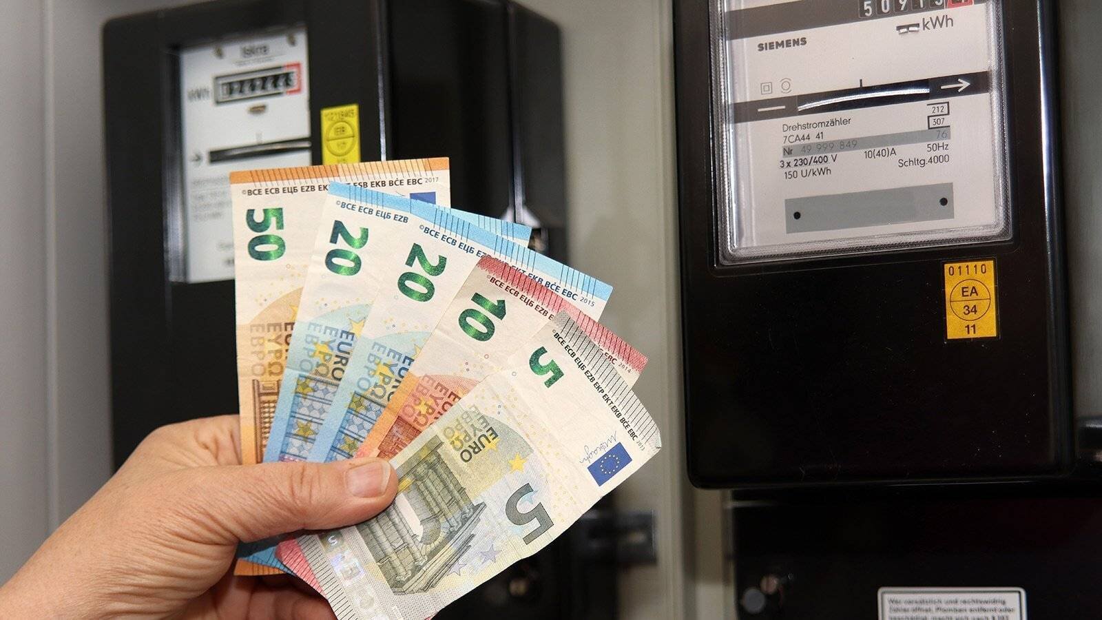 Stromzähler Geld