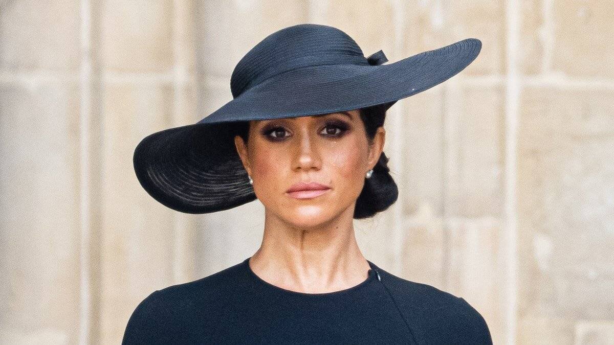 Meghan Markle lors des funérailles de la Reine Elizabeth