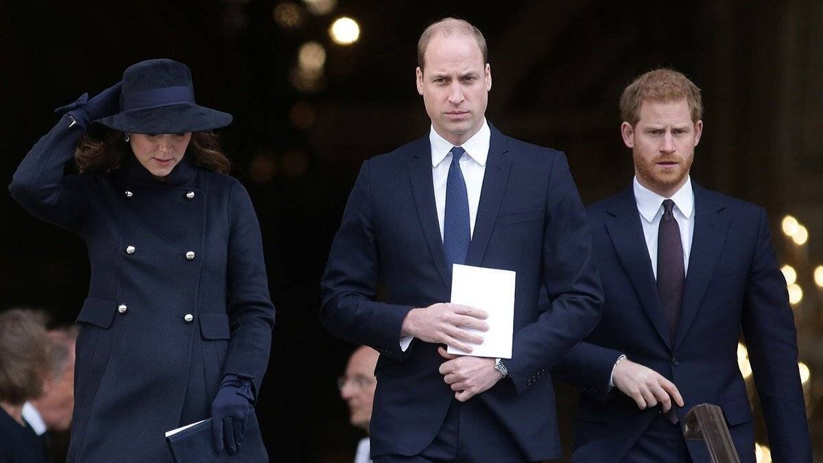 Kate Middleton, Prince William et Prince Harry
