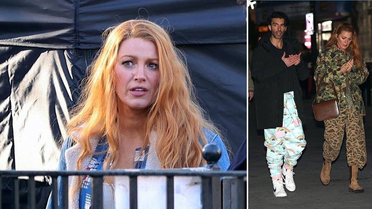Blake Lively sur le tournage de It Ends With Us
