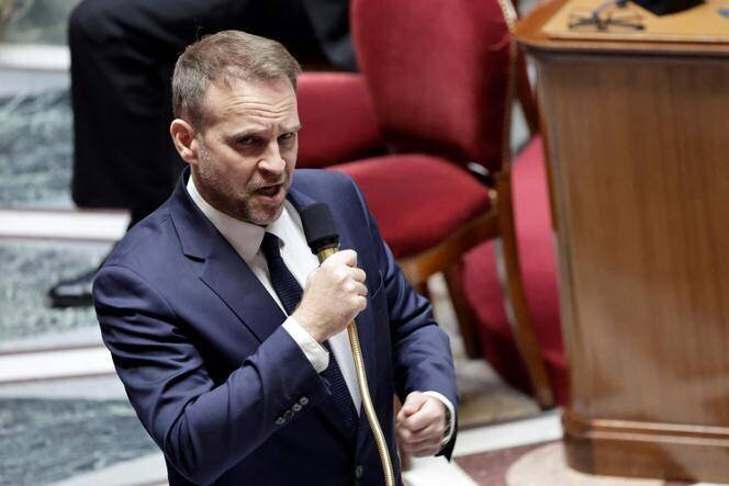 Le ministre français de l’industrie, Marc Ferracci, à l’Assemblée nationale, à Paris, le 19 février 2025.