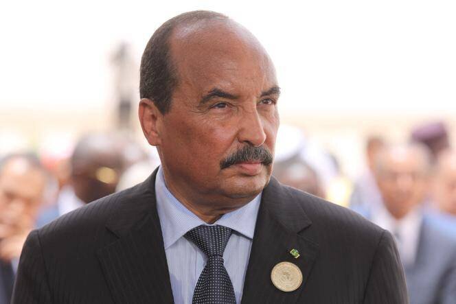 Mohamed Ould Abdel Aziz, alors président de la Mauritanie, à Nouakchott, le 2 juillet 2018.