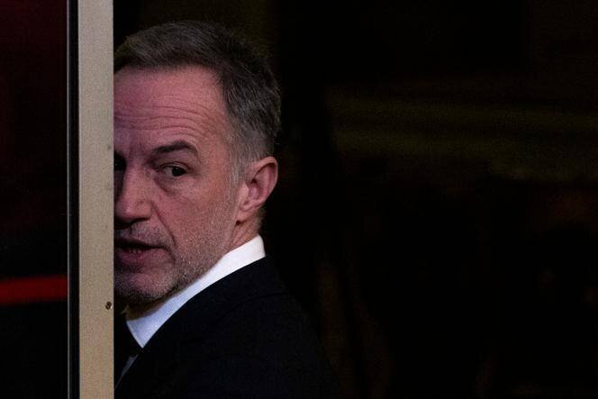 Emmanuel Grégoire à l’hôtel de ville de Paris, le 15 janvier 2025.