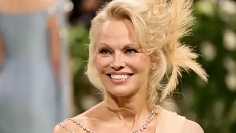 Pamela Anderson lors d'un événement à New York en 2024