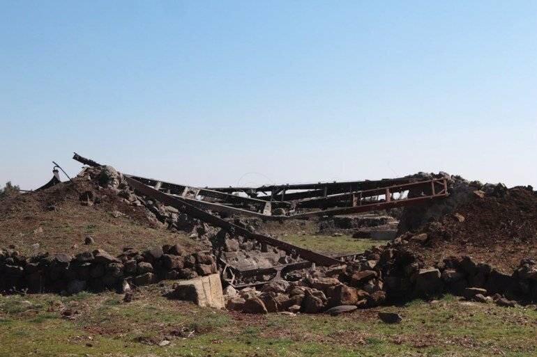 Caserne des Mujahid détruite par l'occupation israélienne