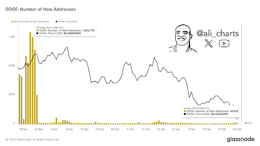 Graphique Dogecoin