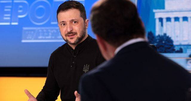 Volodymyr Zelensky et Donald Trump lors de leur rencontre.