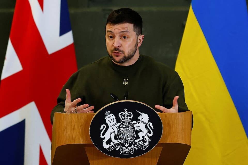 Zelensky en inauguration
