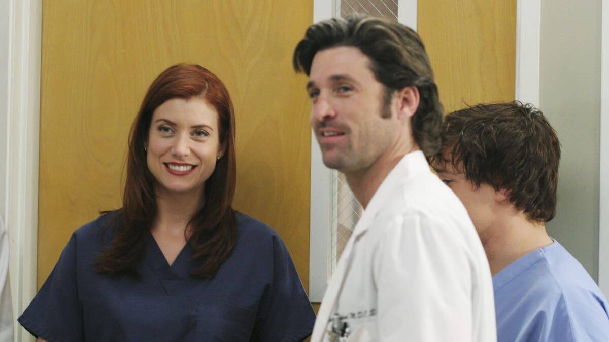 Kate Walsh avec Patrick Dempsey dans Grey's Anatomy