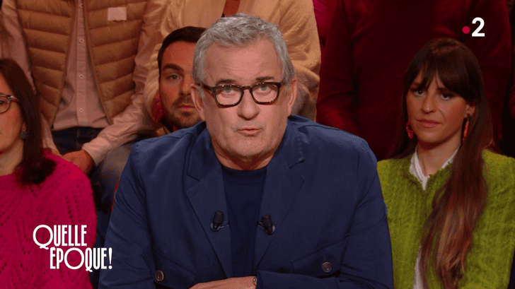 Christophe Dechavanne fait ses au revoir à l’émission « Quelle Époque », qu’il coanime sur France 2 avec Léa Salamé.
