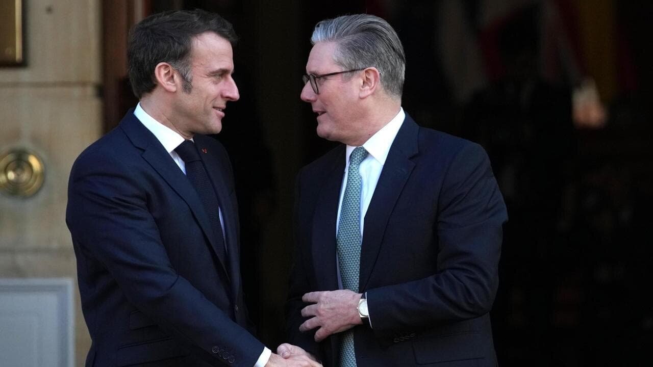 Emmanuel Macron à Londres