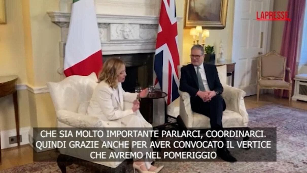 Giorgia Meloni au sommet