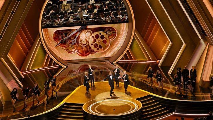 L’animateur Conan O’Brien se produit sur scène lors de la 97e cérémonie annuelle des Oscars au Dolby Theatre le 02 mars 2025 à Hollywood, Californie.