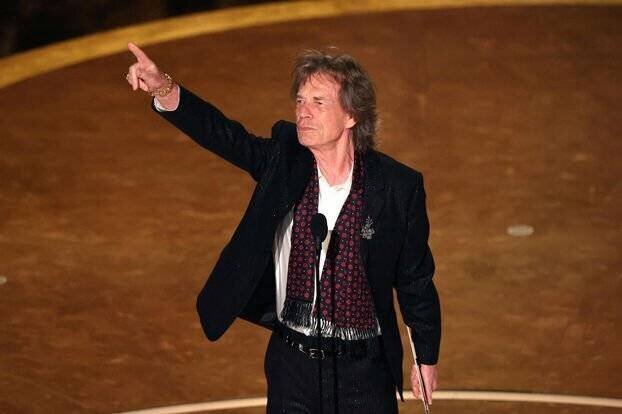 Mick Jagger aux Oscars