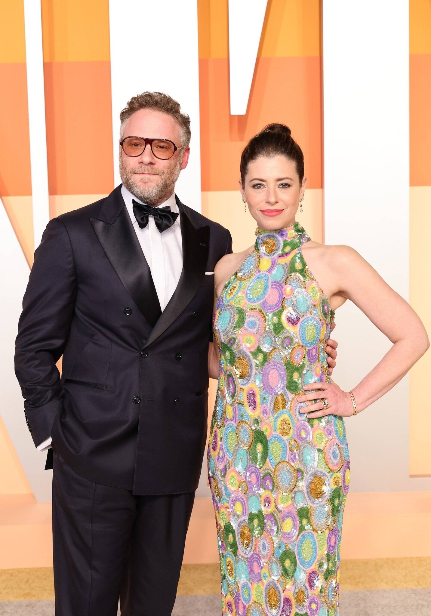 Seth Rogen et Lauren Miller Rogen à la Vanity Fair Oscar Party 2025