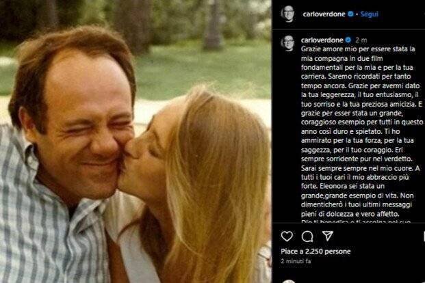 Hommage à Eleonora Giorgi sur les réseaux sociaux