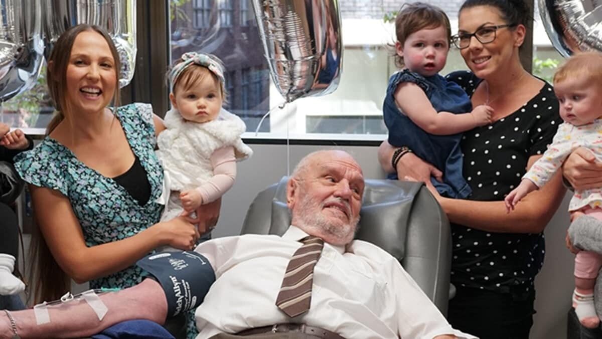 James Harrison don de sang