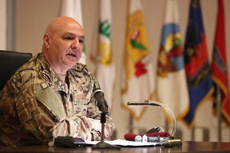 Rencontre du général Joseph Aoun avec des autorités militaires libanaises