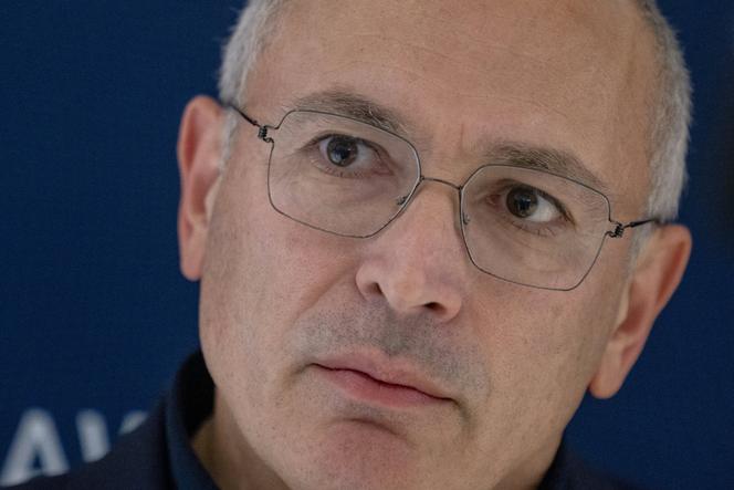 Mikhaïl Khodorkovski au Forum sur la sécurité de Varsovie, en Pologne, le 2 octobre 2024.