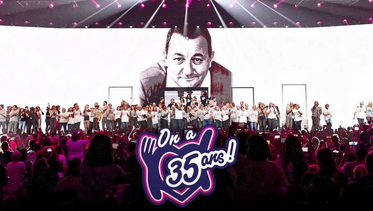 La vente de CD et DVD des concerts filmés vont financer les actions des Restos du Coeur