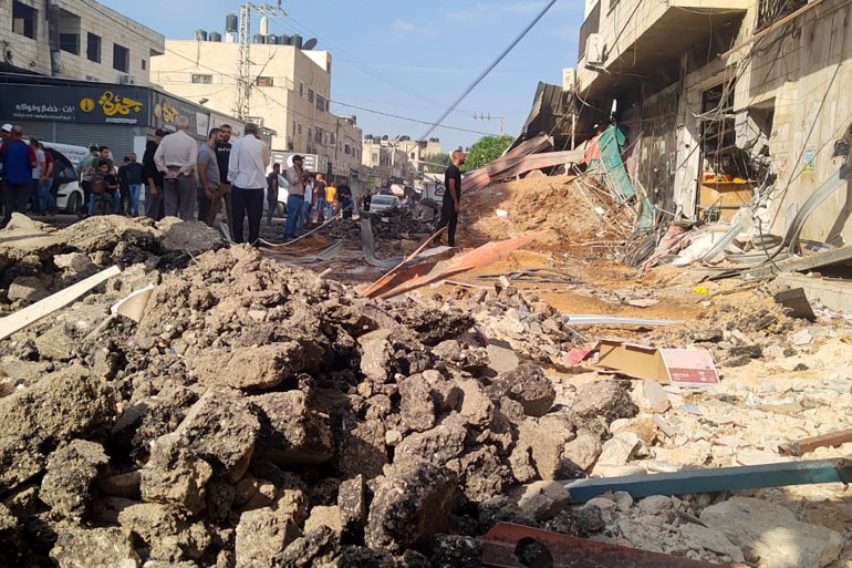 Destruction à Jenin