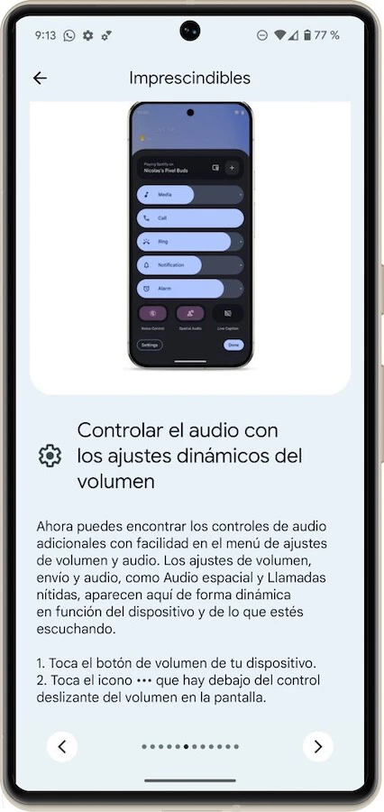Ajustements dynamiques de volume
