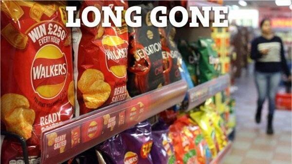 Chips Walkers saveur Pâques