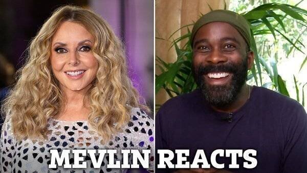 Melvin Odoom et Carol Vorderman