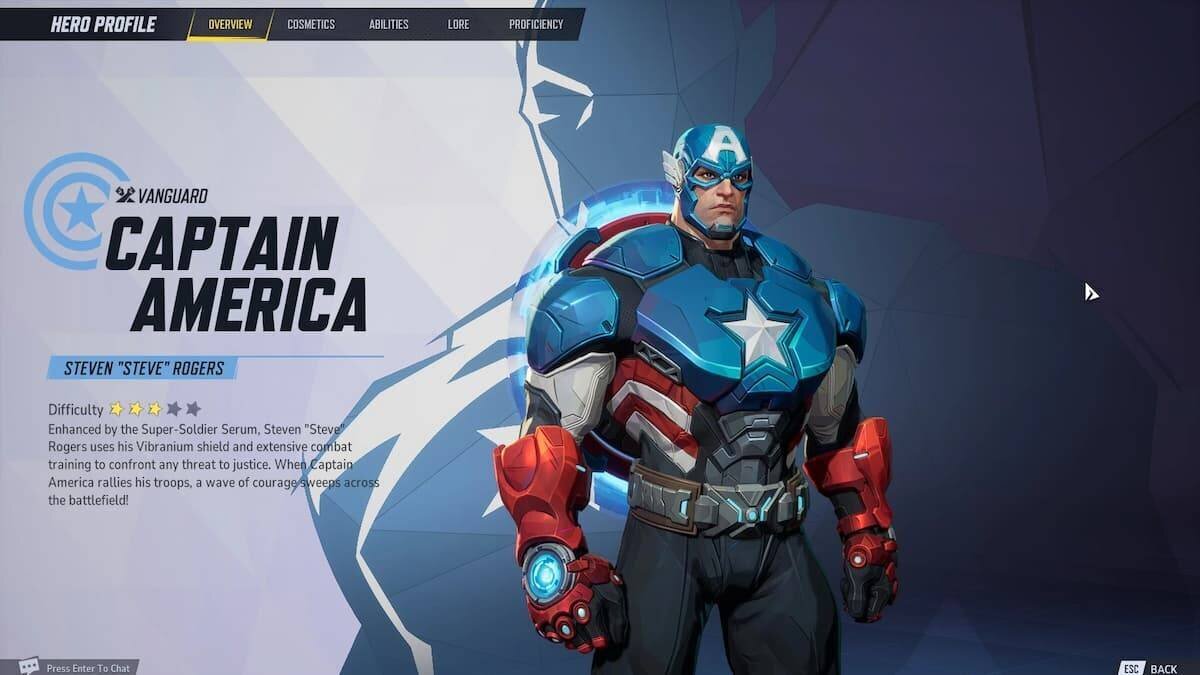 Captain America dans Marvel Rivals
