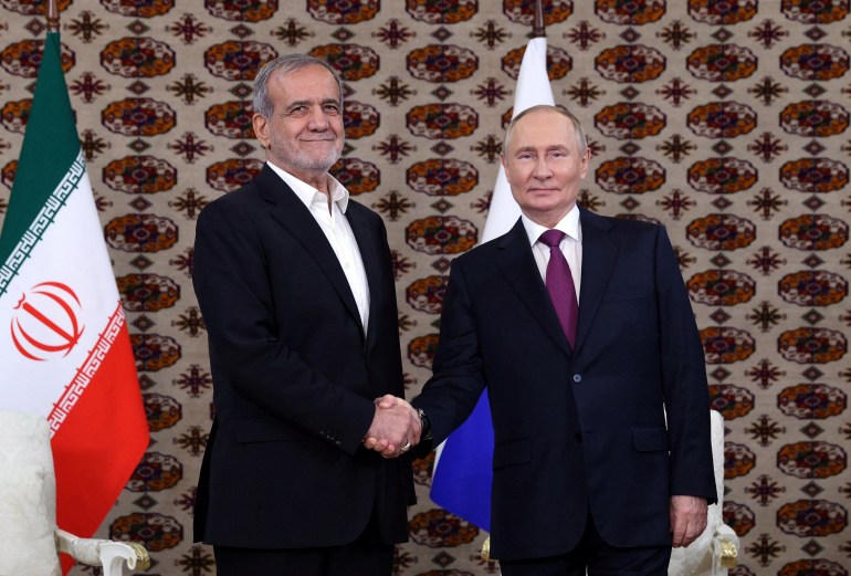 Rencontre entre le président iranien et Poutine