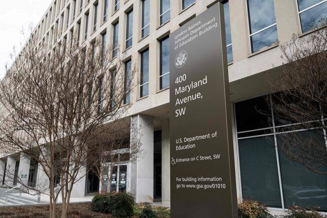 Le ministère de l'éducation américain à Washington, le 6 mars 2025.