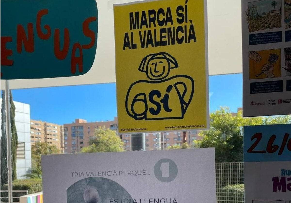 Campagne pour le vote en faveur du valenciano à Valence