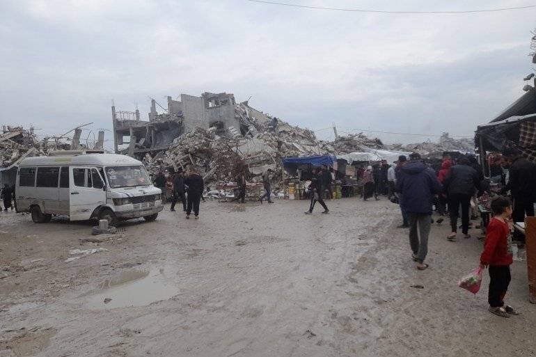 Efforts de réhabilitation à Gaza