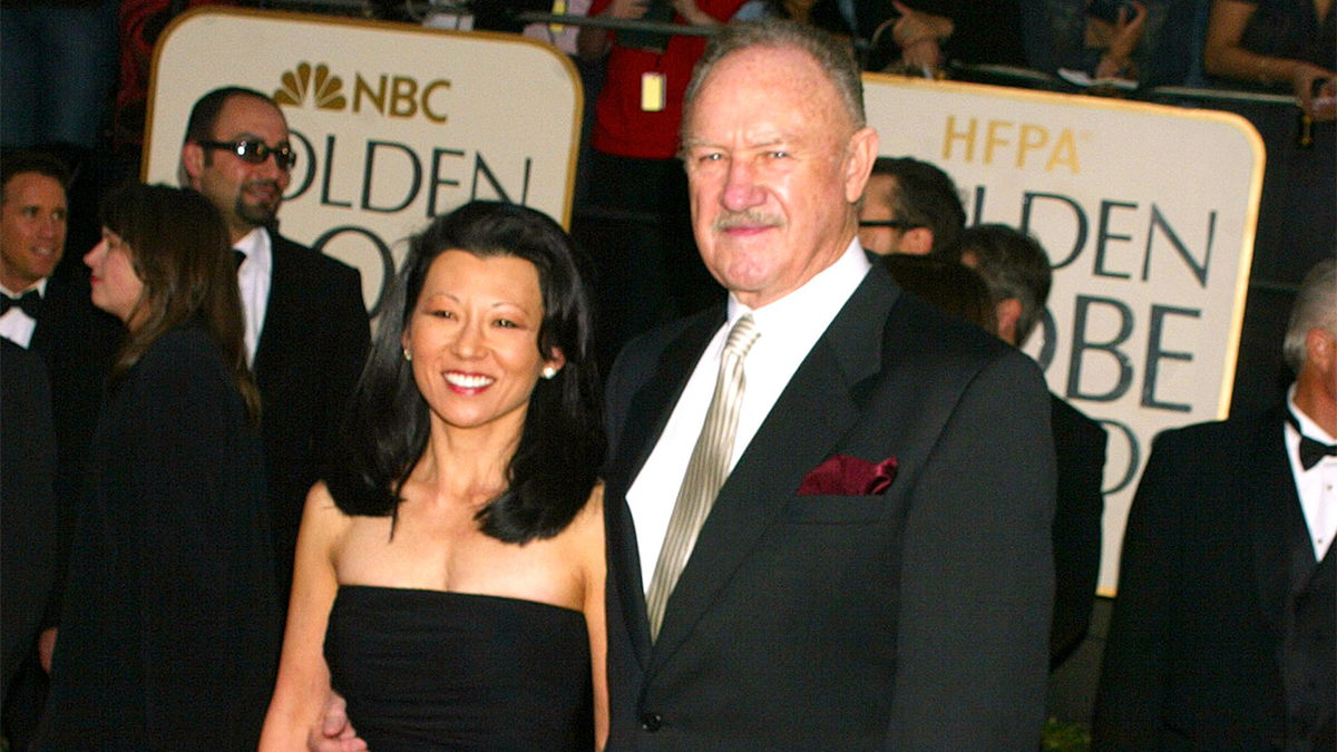 Gene Hackman et sa femme aux Golden Globe Awards