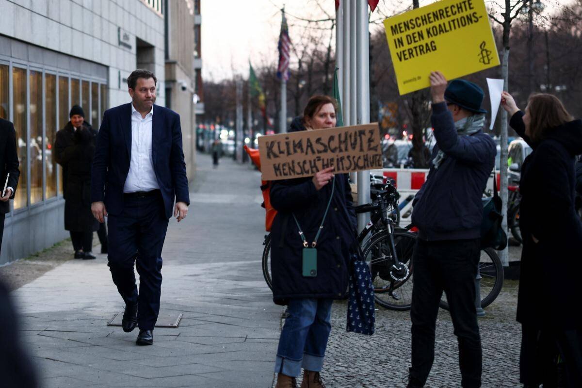 Arrival de Lars Klingbeil à la CDU