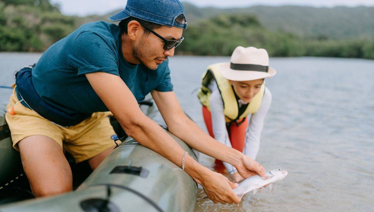 le lâcher de poisson