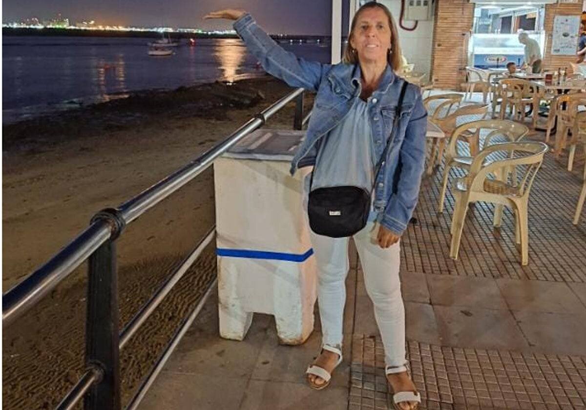 Esther Bautista, déjà récupérée de son infarctus, en une image récente