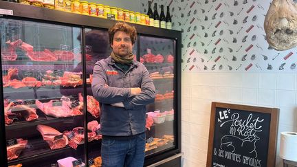 Valentin Dive, boucher à Strasbourg, ancien lobbyiste de la finance, mars 2025.